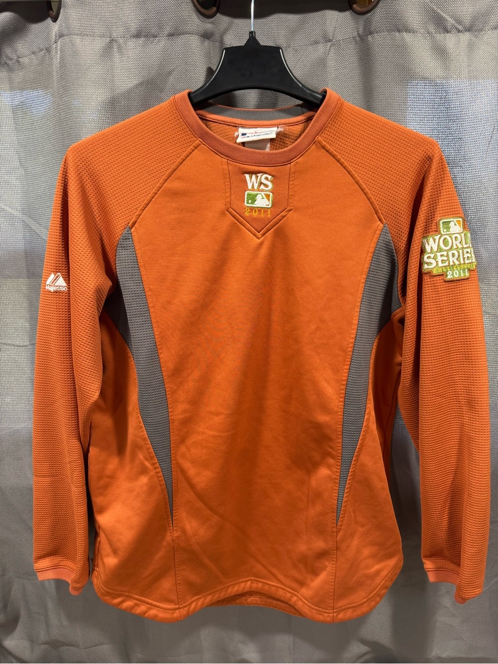 Majestic Orange WS 2011 Embroidered Crewneck